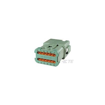 DT 04-12 PC-BE02 Tělo vodotěsného konektoru řady DT