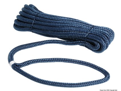 Lano vyväzovacie s okom (Farba Šedá, Priemer 10mm, Dĺžka 6m)