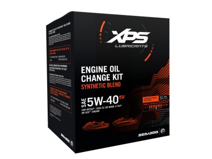 vyr 18524 779251 4t 5w 40 synthetic blend oil change kit for rotax 1500 cc or more engine 1