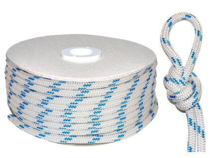 vyr 51875 0 4fd7b296 2000 Speedcruise Technical Rope 100 Spectra 8mm 100mt Spool White with Light Blue Line AM00119061