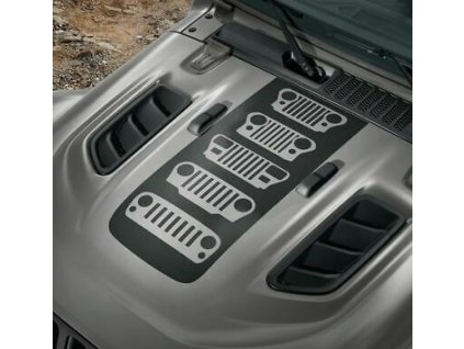 9980 jeep wrangler jl gladiator jt polep kapoty jeep grill