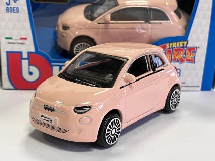 2021 fiat 500e ruzova bburago 1 43 e2 x 196612143