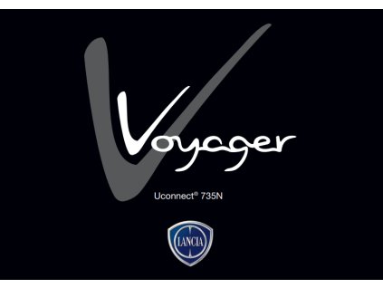 Návod k použití Lancia Voyager uConnect Nav 735N 2011-2015 (Rok výroby 2011)