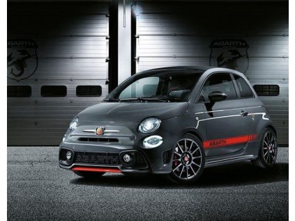 12656 abarth 500 samolepky abarth cervene