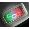 12674 abarth fiat 500 led osvetleni interieru zelena bila cervena