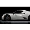 12617 alfa romeo 4c samolepky na bok auta black racing stripe