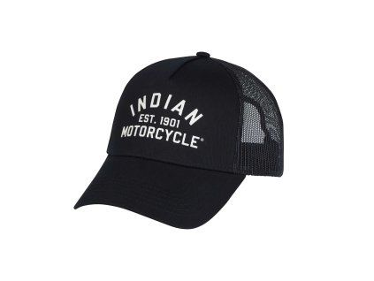 Indian Motorcycle IM Trucker Cap, Black