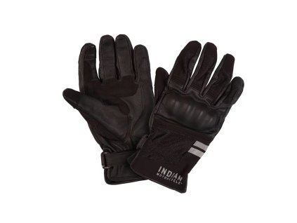 Indian Motorcycle Men's San Pedro Mesh Gloves, Black