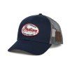 Indian Motorcycle Men's Script Patch Trucker Hat, Blue