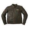 Indian Motorcycle Men's Leather Classic Riding Jacket with Removable Lining, Dark Brown