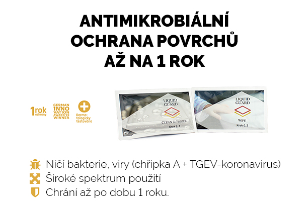 Novinka v sortimentu - Liquid Guard - antimikrobiální ochrana povrchů