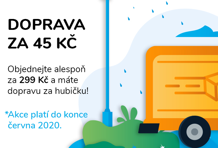 Poštovné za 45 Kč do konce června