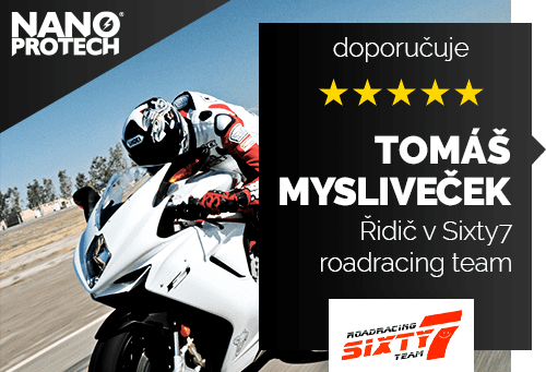  Tomáš Mysliveček - Řidič motocyklu za Sixty7 roadracing team