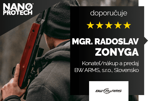 Mgr. Radoslav Zonyga - Konateľ/nákup a predaj; BW ARMS, s.r.o., Slovensko