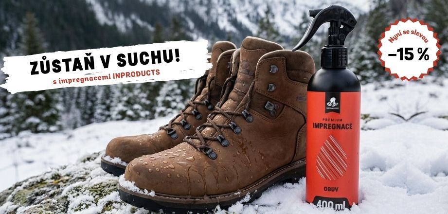 Zůstaň v suchu - 15% sleva na všechny impregnace na obuv
