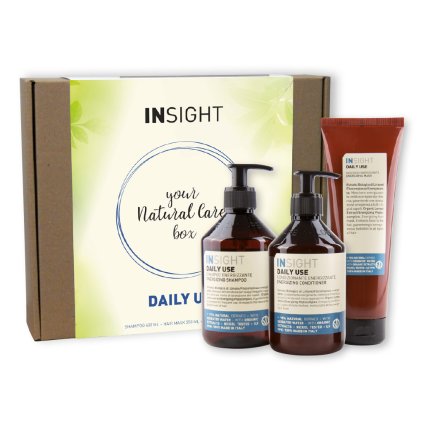 Sada INSIGHT DAILY USE šampon 400 ml + kondicionér 400 ml + maska 250 ml dárkový box