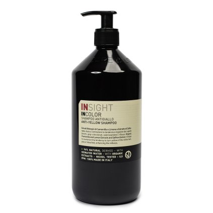 INSIGHT Anti-Yellow Shampoo 900 ml - šampon proti žloutnutí vlasů