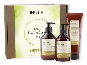 Sada INSIGHT ANTI-FRIZZ šampón 400 ml + kondicionér 400 ml + maska 250 ml darčekový box