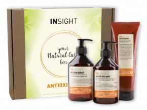 Sada INSIGHT ANTIOXIDANT šampón 400 ml + kondicionér 400 ml + maska 250 ml darčekový box