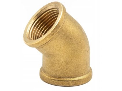 Mosadzné koleno 3/4" FF 45°