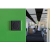 loxone touch grey green wall front wall fake shop 1