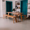 Sada třešňové lavice s jídelního stolu Stile