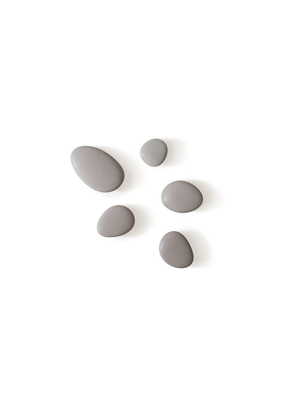 MAOMI I HOOKS I Set of 5 oval stone grey I free (1)