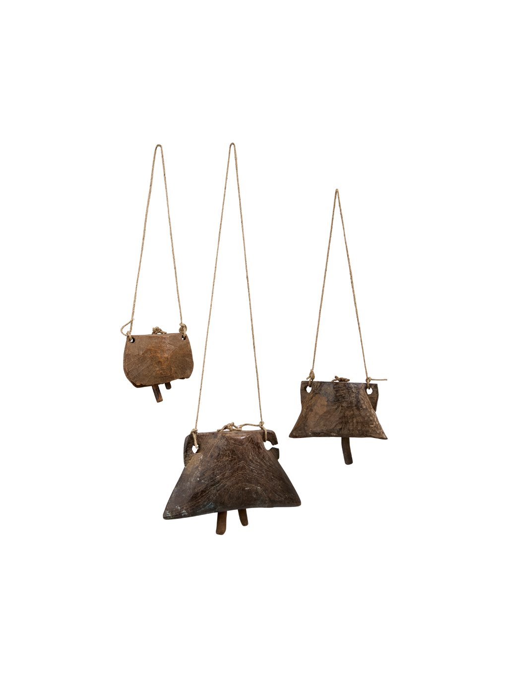 Vintage dekorace - dřevěný zvon III.