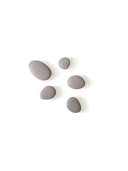 MAOMI I HOOKS I Set of 5 oval stone grey I free (1)