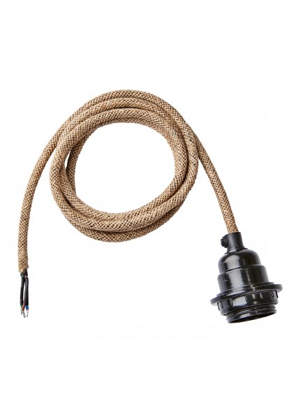 Kabel s objímkou - přírodní