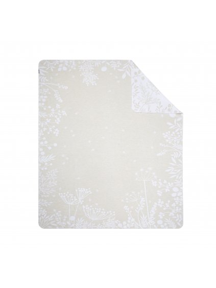 Deka Natural - hřejivá deka s designem květin