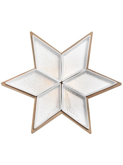Skládací porcelánová mísa Star