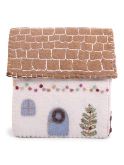 Plstěný domeček z vlny