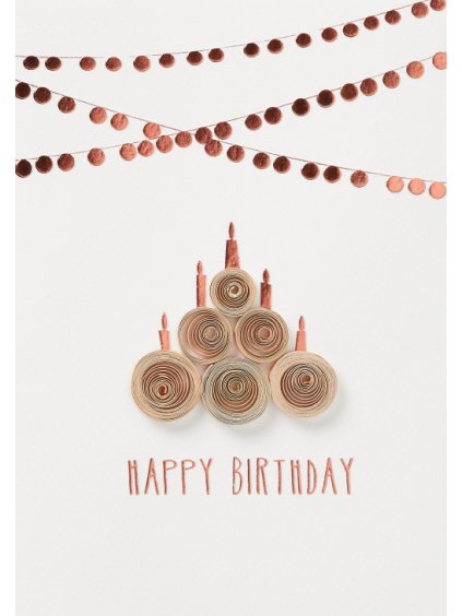 3D blahopřání Happy Birtday