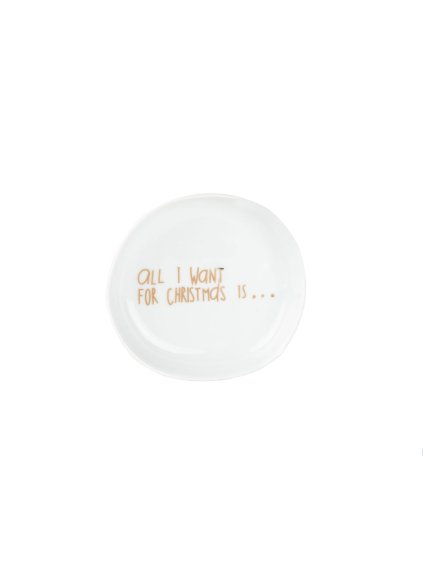 Porcelánová mistička I WANT...