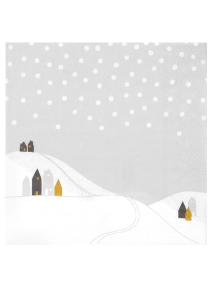 Zimní ubrousky Snowy Day