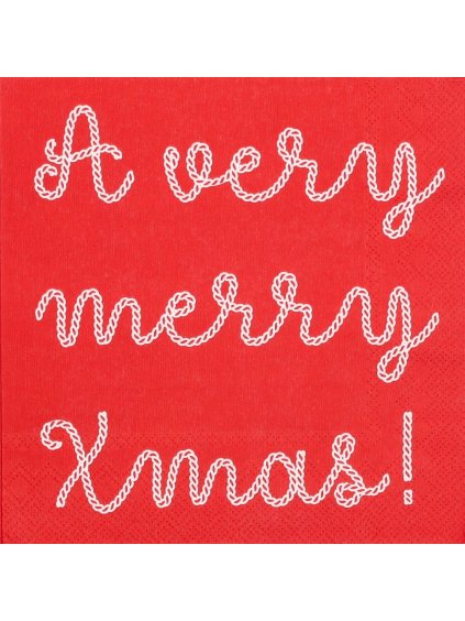 92815 Art F D Lunchservietten Serviette A very merry Xmas Y24 PV V01