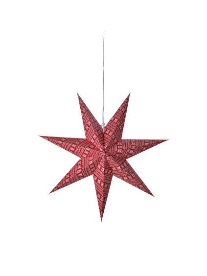 Svíticí papírová hvězda IV. - 60 cm