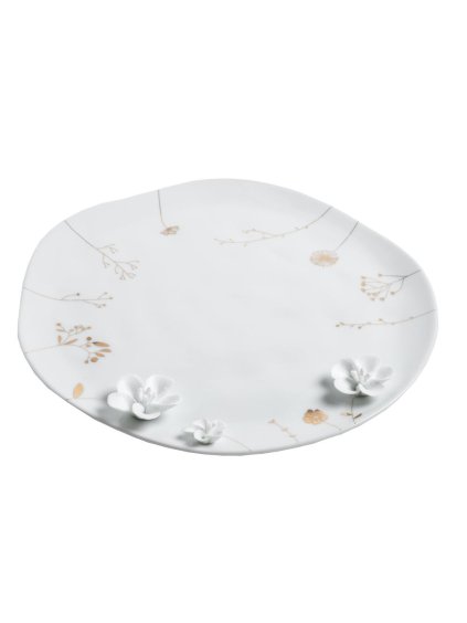 Porcelánový talíř Flower