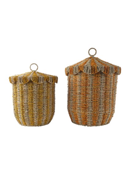 Sada košíků s víkem SIXTEN