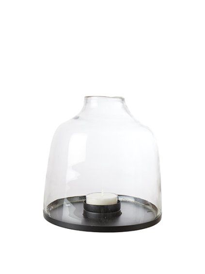 Skleněný svícen - velikost M