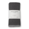 Aspegren dishcloth knitted ripple flint gray 4307
