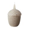 Svíčka Acorn šedá