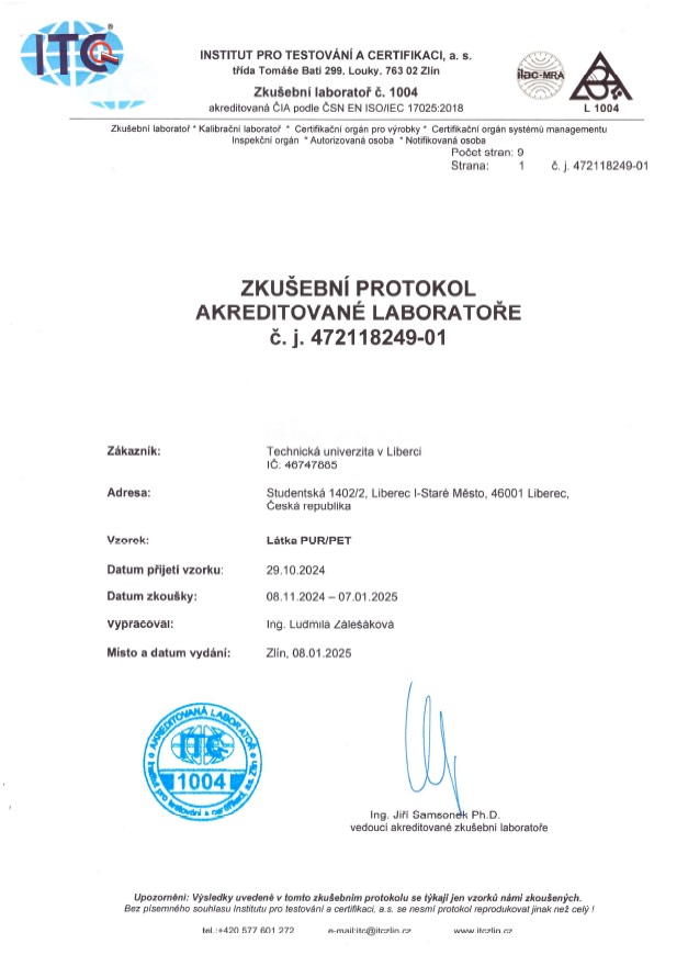 CERTIFIKÁT