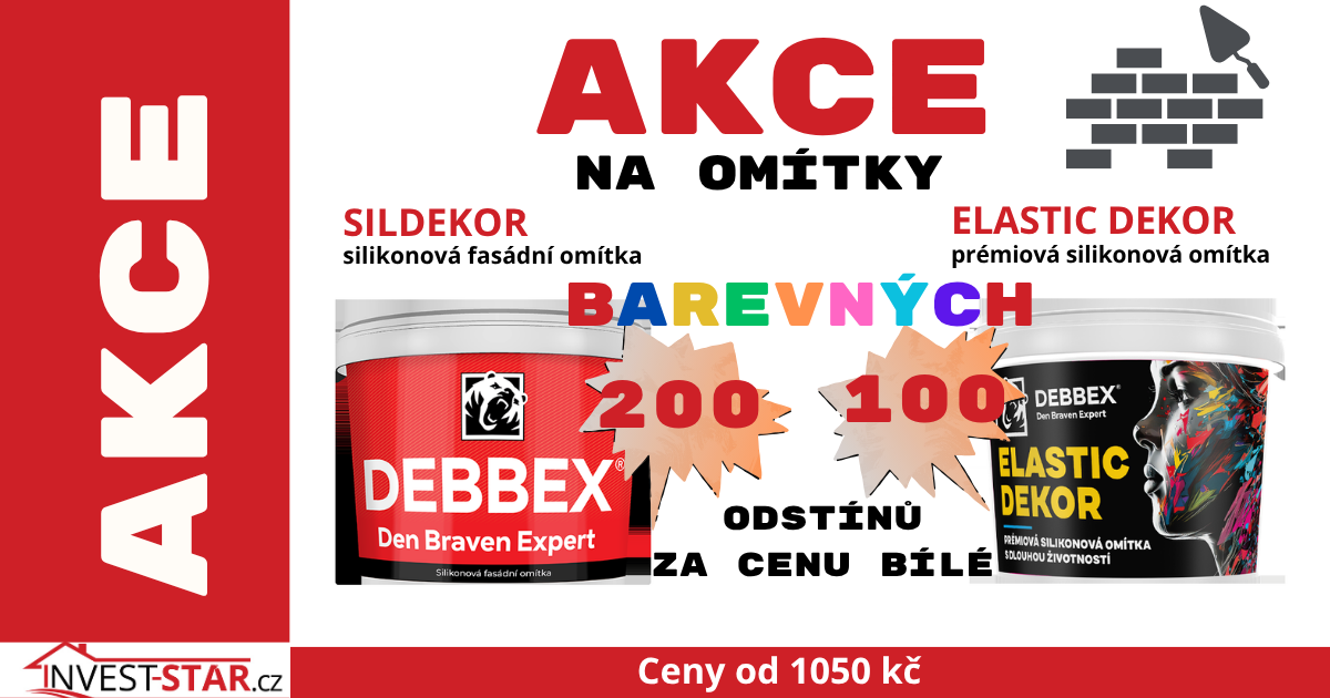 Akce s Den Braven silikonové omítky