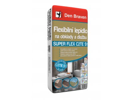 Flexibilní lepidlo na obklady Den Braven SUPER FLEX C2TE S1