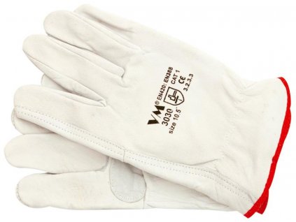Ochranné celokožené pracovní rukavice VM 3030 (velikost 10,5)