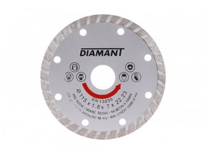 Diamantový řezný kotouč TURBO 21135 (115x1,8x22,2mm)