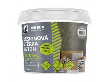 designova sterka beton natural