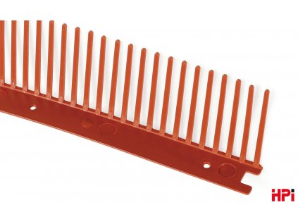 Ochranná větrací mřížka HPI 100x60 cm (červená)